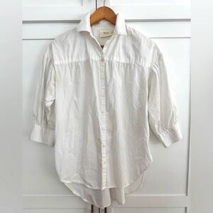 Anthropologie White Button Down Shirt